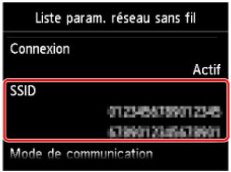 CANON MG 6852 - L'ordinateur indique-t-il le même SSID de routeur sans fil connecté que la machine ? - 1