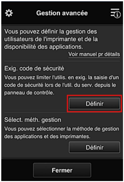 CANON MG 6852 - Limitation des applications que les utilisateurs individuels peuvent utiliser sur l'imprimante - 2