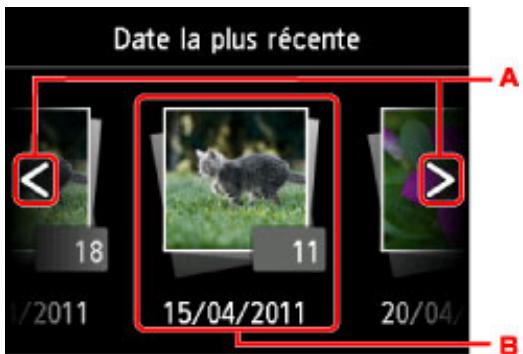 CANON MG 6852 - Spécification de date de sélection des photos - 1