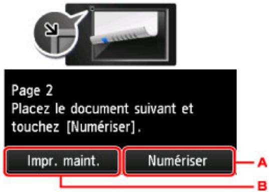 CANON MG 6852 - Au terme de la numérisation : - 1