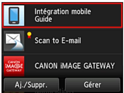 CANON MG 6852 - Enregistrement à partir d'une imprimante - 1