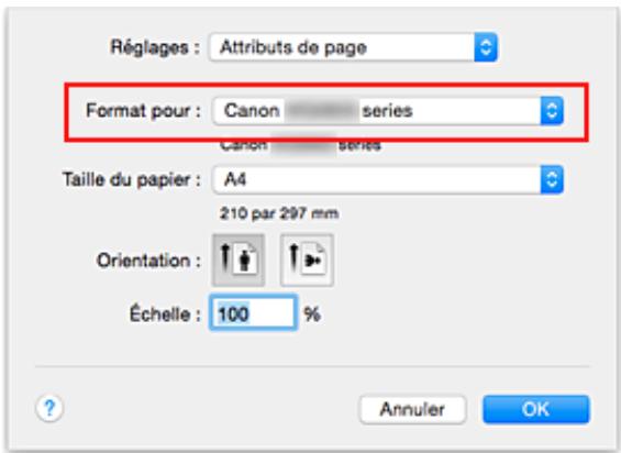 CANON MG 6852 - Sélectionnez l'imprimante - 1