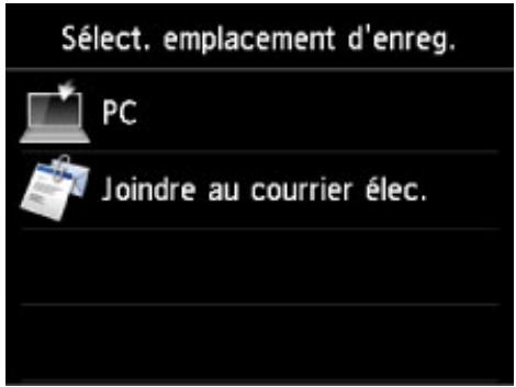 CANON MG 6852 - Si vous transférez les données vers un ordinateur relié à un réseau : - 1
