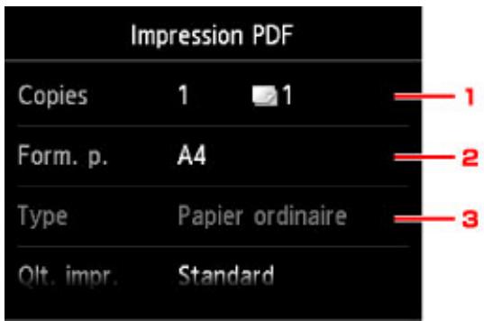 CANON MG 6852 - Définisse les paramètres selon vos besoins. - 1