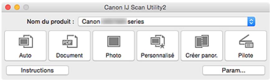 CANON MG 6852 - IJ Scan Utility Écran principal - 1