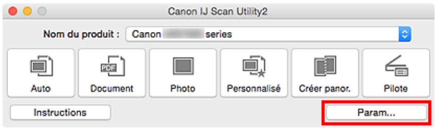 CANON MG 6852 - Paramétrage de la numérisation à partir du panneau de contrôle - 1