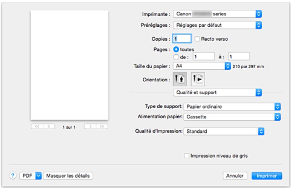 CANON MG 6852 - Qualité et support - 1