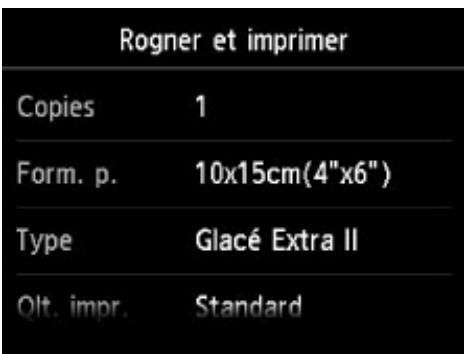 CANON MG 6852 - Écran Paramètres impression - 2