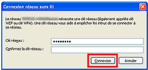 CANON MG 6852 - Cliquez avec le bouton droit de la souris sur l'icone de Connexion réseau sans fil dans la zone de notifications de la barre des tâches sur l'ordinateur, puis Sélectionnez Afficher les réseaux sans fil disponibles. - 3