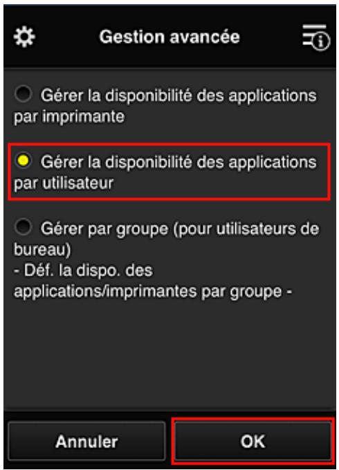 CANON MG 6852 - Si le père, la mère et l'enfant veulent gérer des applications de manière individuelle - 5