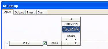 DIGIDESIGN MBOX 2 MINI - Pour renomer les chemins d'E/S dans I/O Setup : - 1
