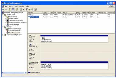 DIGIDESIGN MBOX 2 MINI - Pour formater un lecteur audio : - 1