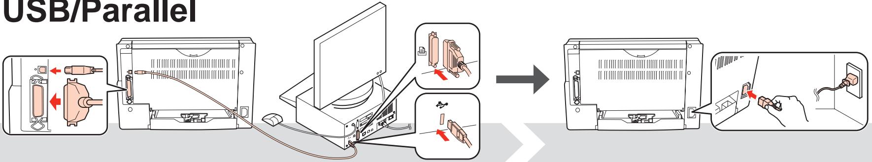 EPSON ACULASER M2000DN - USB/Parallel - 1