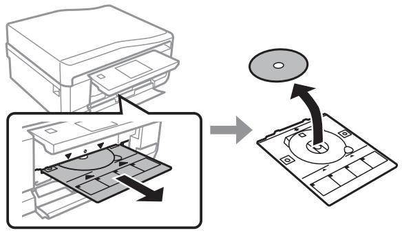 EPSON XP 605 - Retrait d'un CD/DVD - 1
