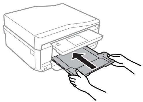 EPSON XP 605 - Remarques concernant le panneau de commande et le bac de sortie - 1