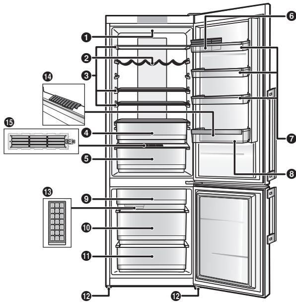 PANASONIC NR-BN34EX1-E & NR-BN34EX1 - Diepvriesvak - 2
