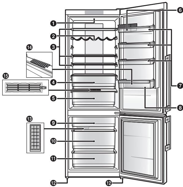 PANASONIC NR-BN34EX1-E & NR-BN34EX1 - Freezer compartment - 2