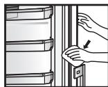 PANASONIC NR-BN34EX1-E & NR-BN34EX1 - Door opening seal - 1