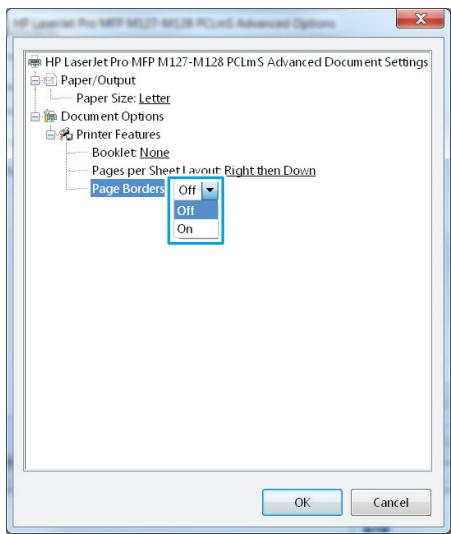 HP LASERJET PRO MFP M26A - Print multiple pages per sheet (Windows) - 6