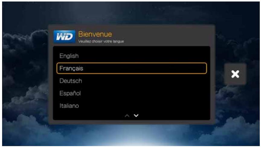 WD TV LIVE - Étape 4 – connexion à votre réseau - 1