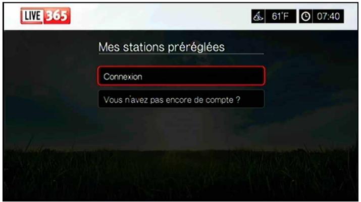 WD TV LIVE - Connexion à LIVE365 (en option) - 2