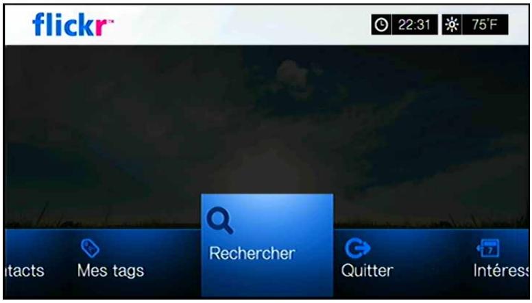 WD TV LIVE - Recherche de contenus - 1