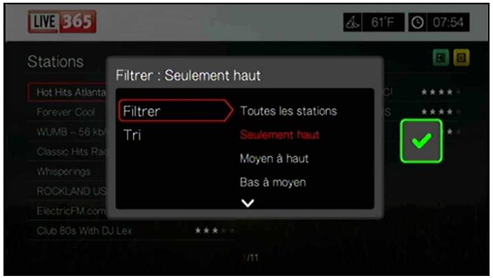 WD TV LIVE - Écoute d'une station LIVE365 - 3