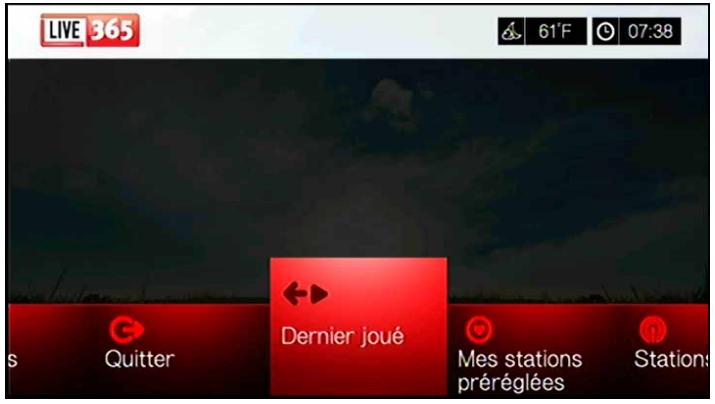 WD TV LIVE - Écoute d'une station LIVE365 - 4