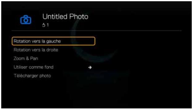 WD TV LIVE - Options des photos - 1