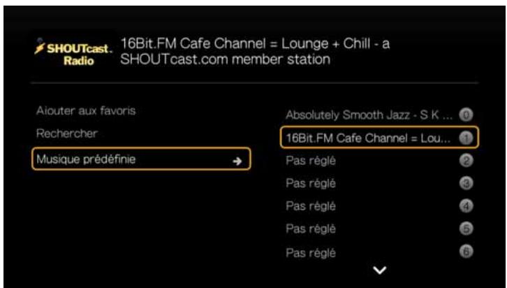 WD TV LIVE - Assigner une touche prégée à une station - 1