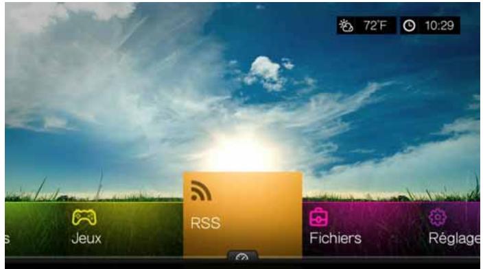 WD TV LIVE - Lecture des fils RSS - 1