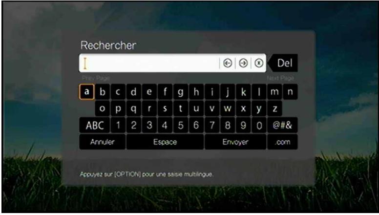 WD TV LIVE - Fonction de recherche - 2