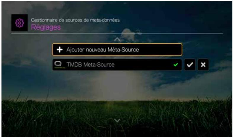 WD TV LIVE - Gestionnaire de meta-source - 1