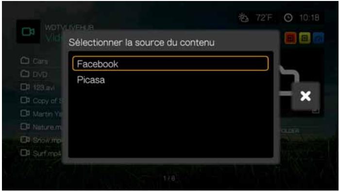 WD TV LIVE - Service en ligne - 1