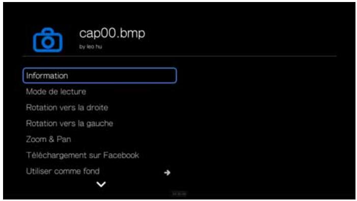 WD TV LIVE - Options d'affichage des photos - 1