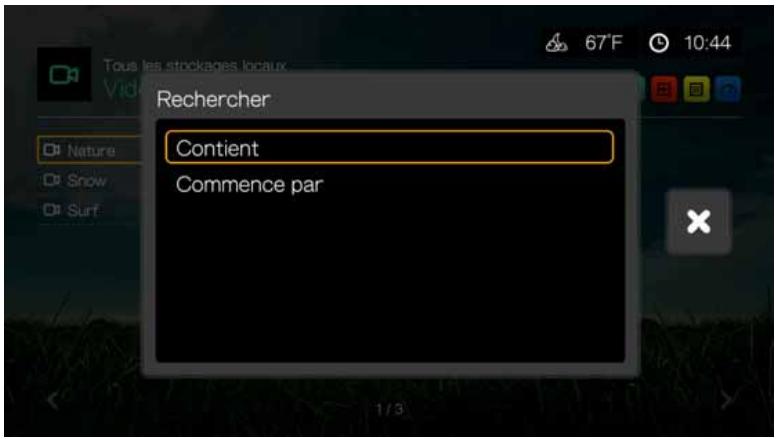 WD TV LIVE - Fonction de recherche - 1
