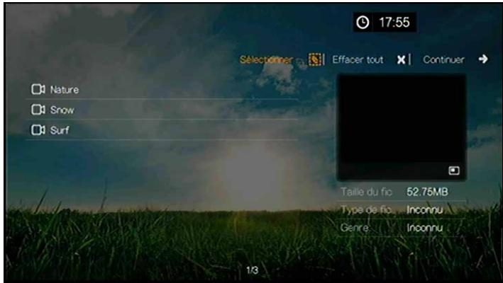 WD TV LIVE - Sélectionner multiple - 1