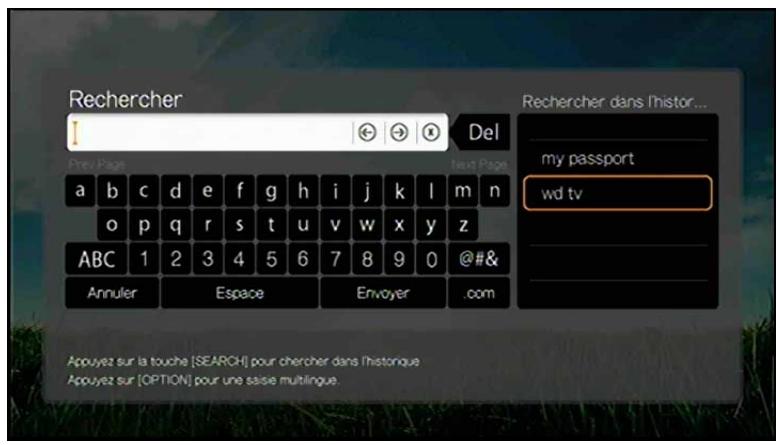 WD TV LIVE - Recherche de vidéos - 4