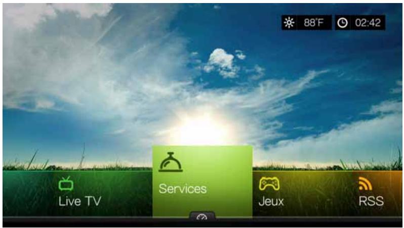 WD TV LIVE - Services internet - 1