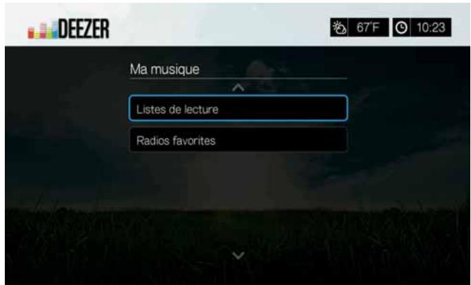 WD TV LIVE - Listes de lecture - 1