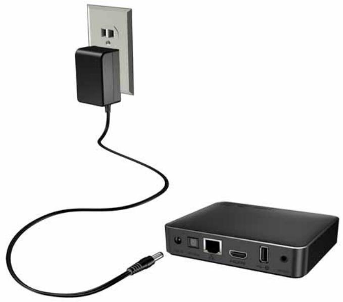 WD TV LIVE - Étape 1 – connecter le câble d'alimentation - 1