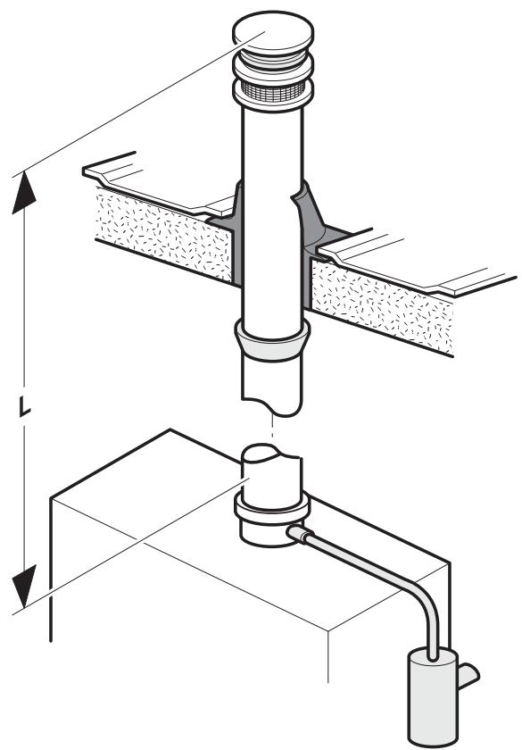 SAUNIER DUVAL ISOTWIN F24E V 24 KW - Système ventouse verticalité 60/100 mm ou 80/125 mm (installation de type C32) - 1