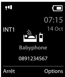 GIGASET CL750 - Activer et régler le babyphone - 1