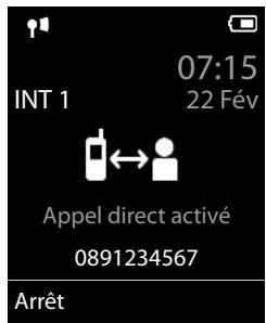 GIGASET CL750 - Appel direct - 1
