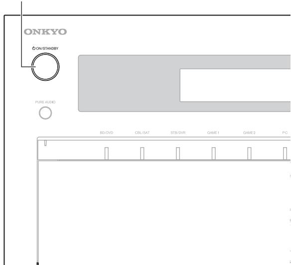 ONKYO TXNR1010 - Mise sous/hors tension de l'Ampli-tuner AV - 1