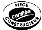 BRANDT BFC355SW - • PIÈCES D'ORIGINE - 1