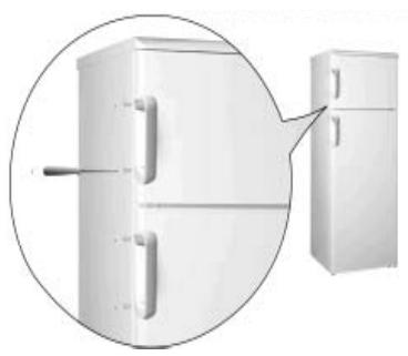 BRANDT BFC355SW - FITTING THE DOOR HANDLES (depending on the model) - 1