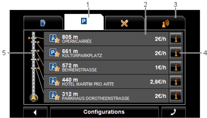 NAVIGON 70 PLUS - Afficher les adresses utiles sur votre itinétaire - 3