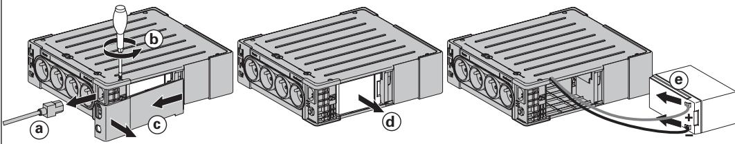 EATON ELLIPSE PRO 1200 IEC - Battery change - 1