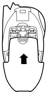 SWITEL WTE 203 - Inserting the batteries - 2